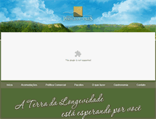 Tablet Screenshot of hotelprincesadosvales.com.br